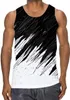 Mens T-Shirt Breathable Tank Tops Novelty 3D Graphic Gym Workout Sleeveless T-Shirt Tees S-XXL