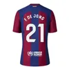 2024 Pedri Gavi Soccer Jerseys 125th 23 24 25 Barca Lewandowski FC Ferran Camiseta de Futbol Auba Joao Felix Cancleo Barcelonas Kits 남자 아이 Ansu Fati Football Shirt