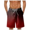 Męskie szorty swobodne męskie szorty pływackie, farbowane hawajskie puszki na plaży Sports Surffing Shorts Męskie spodnie męskie ubranie ropa hombe 230615