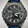 2023 Résistant à l'usine gaB400 montres de sport numérique LED g multifonction Fuseaux horaires Shock Watch Shipping mens de luxe montres Steel Strap