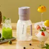 Grande capacidade 4 em um espremedor misturador moedor recarregávelmini garrafas de suco espremedores sem fio usb smoothie liquidificador portátil