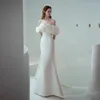 Runway Dresses Off-Shoulder Wedding Dress 2023 Summer Bridal French Style Party Cocktail For Women