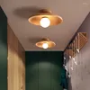 Ceiling Lights Aisle Light Solid Wood Modern Minimalist Cloakroom Porch Corridor Balcony Living Room Bedroom Japanese Lamps