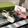 Fashion designer Women G Sandals Slippers luxury slide Clip Toe Flat T Tied Ladies Shoes Beach Casual Woman luxury Flip Flops Fashion Female Leather Footwear 35-42