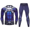 Men's Tracksuits Compression Men's Sports Suit Quick-drying Running 3D Printed High-quality Jogging Training Fitness Sportswear