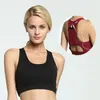 Yoga Outfit Women Sport Bra Running Back Phone Pocket Music Padded Fitness Tops Tank Cycling Workout Sujetador Deportivo