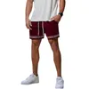 Men's T-Shirts Men's American knee length sports shorts Men's summer casual running fitness pants style quarter shorts 230615