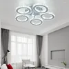 Lustres Moderno Lustre Cromado Lustre de Cristal 30W Led Teto Adequado para Decoração de Quartos