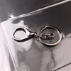 Key Rings 50pcs 30mm Keyring Multiple Colors Key Chains Rings Round Golden Silver-Plate Hook Lobster Clasp Keychain 230614