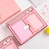 Creative Japanese Notebook Student Schema Plan Book Beautiful Cherry Blossom Handböcker Giftuppsättning Stationery Supplies