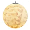 Pendant Lamps Nordic 3d Printing Moon Light Ball Modern Simple Living Room Droplight Bedroom Dining Hall Home Lighting