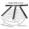 ベリーチェーンセクシーなチェーン女性パンクゴスパーティーボディチェーンファッションフェスティバル衣装ジュエリーコスプレアクセサリー230614
