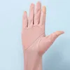 Cinq doigts gants mode femmes court printemps été cyclisme demi-doigt mince coton Protection solaire anti-UV crème solaire conduite gants 230615