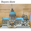 Spela Mats 3D Träpussel St. Paul's Cathedral Building Model Jigsaw Education Toys for Children Barn Gift Sailing Ship Robot 230614