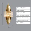 Wall Lamp 2023 Modern LED Crystal Nordic Creative Luxury Gold Plated Bedside Suitable For Bedroom And Living Room Lighting