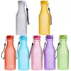 Waterflessen Snoepkleuren Onbreekbaar Frosted Plastic Waterkoker 550 ml buitenfles