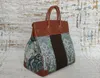 Man Leisure Discage Luxury Bag Бренд Bag40 см Artatic Tote Toppest Полностью ручная качественная восковая линия