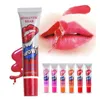 6 Couleurs Tear Pull Liquide Rouge À Lèvres Longue Durée Brillant À Lèvres Masque Base Étanche Hydratant Maquillage Peel Off Lipgloss Cosmétiques