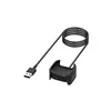 2st/Lot Black 1M USB Fast Charger Cable Charging Dock Stand Cradle för Fitbit Versa 2 Smart Watch Accessories