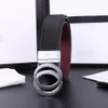 Fashion Classic Men's Designer Belt Women's Casual Men's Letter Glossy Buckle Luxury Belt 8 Färger Bredd 3,8 cm