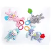 Rattles Mobiles Good Quality born Baby Plush Stroller Cartoon Animal Toys Hanging Bell Educational 024 Months 230615