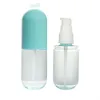 40ml 60ml Cosmetic Spray bottle Makeup Face Fine Atomizer Lotion Bottles Empty Cosmetics Refillable Plastic Capsule Shape Uodww