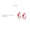 Stud Oorbellen Korea Style 925 Sterling Silver Earring Voor Vrouwen Simple Fashion Chic Rose Gold Snake Bone Ear Hoop Sieraden