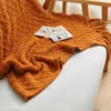 Одеяла модная вязаная геометрическая кисточка серая диван бросьте современный стиль кушетка одеяла мягкая кровать -бегун с фотографическим декором одеяло R230615