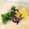 ドライフラワー人工鉢植え植物寝室リビングルーム小さな盆栽の木の飾りホームテーブルガーデンウェディングパーティーの装飾のための偽物