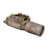 전술 x300V 무기 라이트 이중 출력 LED 화이트 라이트 400 루멘 사냥 소총 권총 손전등 피팅 20mm 피카 티니 레일
