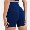 Yoga Outfit Pantaloncini da yoga senza cuciture senza sforzo Donna Scrunch Butt Workout Bike Shorts Booty Vita alta Fitness Short Spandex Gym Leggings 230614