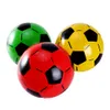 Balles 20cm Enfants Ballon De Football Multicolore PVC Gonflable Main Pat Football Sports Matchs Formation Jeux De Plein Air Plage Élastique 230615