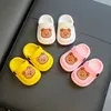 Slipper Baby Sommer Sandalen für Jungen Mädchen Cartoon Bär Kinder Flip Flop Kleinkind Gummi Hausschuhe Kinder Haus Garten Strand Anti Schuhe 230615