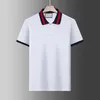 Summer Polo Men koszula Włochy projektant Cotton Polo T koszule moda swobodna praca biznesowa sport haft haftowy męskie koszule