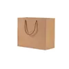 100 Pcs Brown Kraft Paper Shopping Merchandise Party Gift Bags avec Corde Poignées 16 Tailles En Gros Ckvqu