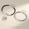 Lien Bracelets 2 Pcs Alliage Couple Bracelets Réglable Chaîne Bracelet Température Changement Couleur Humeur Correspondant Bracelet