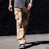 Men's Pants Camo Cargo Pants Large Size 3XL Straight Trousers Camouflage Print Large Pockets Streetwear Bottoms 230615