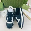 Men and Women MAC80 sports shoes designer shoes interlocking embroidery black and white lace up leather sports shoes retro casual shoes