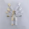 5ml 10ml 30ml Empty Pump Bottles Gold Silver 15ml Airless Bottle for Cosmetic Emulsion Essence Cosmetics Container Vbfpw