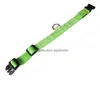 Collari per cani Guinzagli Led Collare per animali domestici Usb Ricaricabile Sicurezza notturna Lampeggiante Cucciolo Nylon con cavo di ricarica Gge2170 Drop Delivery Ho Dh7Td