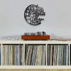Wanduhren „Die Küche, das Herz des Hauses“, inspirierte Vinyl-Schallplattenuhr, modernes Design, Vinyl-Wanduhr, Küchendekoration, geräuschlose Zeitmesser 230614