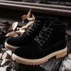 Stivali Sport Mocassini per il tempo libero Scarpe da uomo Scarpe da ginnastica da uomo piatte Sneakers Casual da esterno per uomo Scarpe da corsa in pelle nera Moda