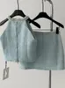 Work Dresses 2023 Korean Fashion Women's Summer 2 Two Piece Set Outfits Sleeveless Crop Top Halter Vest And High Waist Mini Skirt Suits