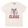 Fashion brand designer cartoon rabbit men's T-shirt