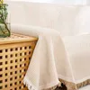 Blankets Sofa Cover Cushion Cover Sofa Knitted Blanket Waffle Embossed Blanket Nordic Decorative Solid Color Blankets for Sofa Bed R230615