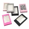 Outils de maquillage 5 paires de livres de cils pour faux cils étuis d'emballage personnalisés boîtes vides avec plateau 230614