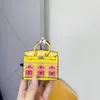 Key Rings Adorable Tiny House Bag Charm Keyring - Decorate Your Purse Backpack 230614