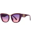2023 Luxury Brand Designer Solglasögon Solglasögon för damer Classic Cat Eye UV400 Shades Wholesale High Quality Gafas de Sol
