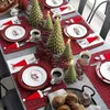 Nouveau 20pcs Christmas Christmas Decoration Table Varelle-table Sac Table Varelle Couvoirs de couteau à couteaux