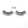 Mink Lashes 3D Mink Eyelashes Cruelty Natural Lash Handmade Réutilisable Natural Eyelashes Populaire False Eeye Lashes Maquillage Série E